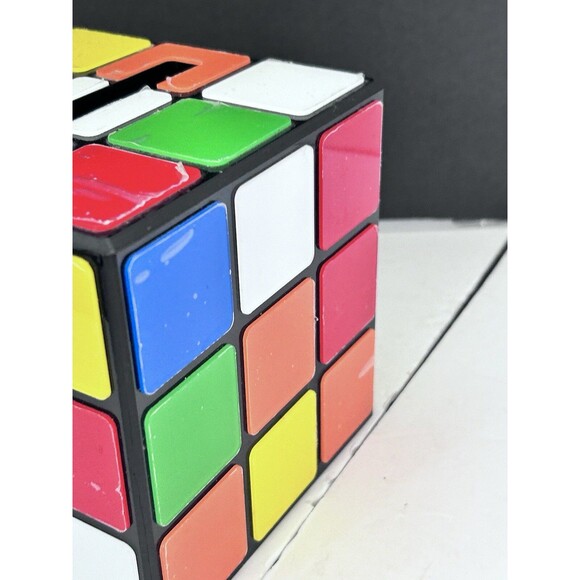 Get Digital Rubiks Cube Plastic Tissue Box Cover Holder Magic Cube Magnetic Lock - Picture 5 of 11